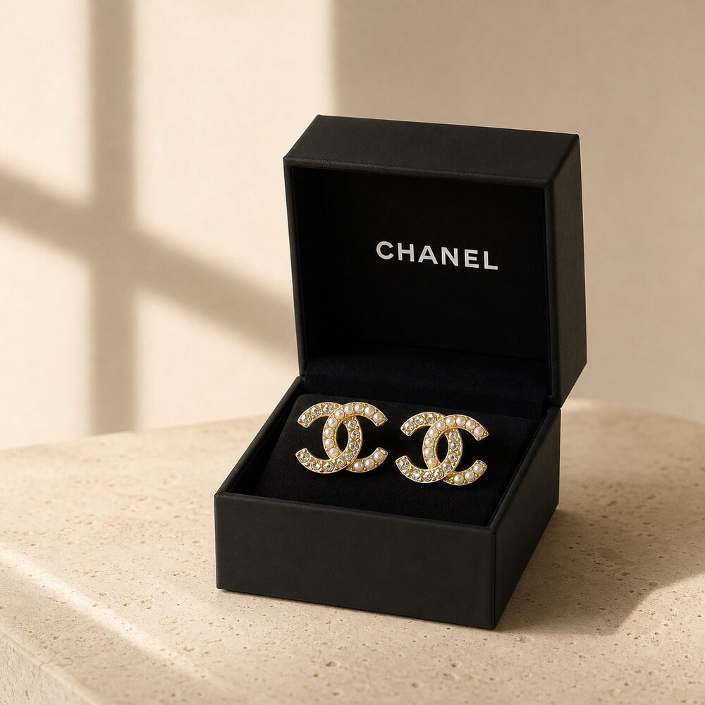 CHANEL Classic Parisian Earrings Style 2 | New with Box - Picture 7 of 9
